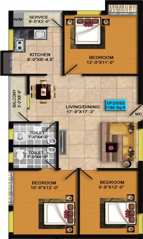 RKN Diksha Flats Phase II (3BHK+2T (1,160 sq ft) 1160 sq ft) RKN Diksha Flats Phase II (3BHK+2T (1,160 sq ft) 1160 sq ft)
