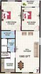 Vasavi Icon (2BHK+2T (1,065 sq ft) 1065 sq ft)