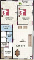 Vasavi Icon (2BHK+2T (1,065 sq ft) 1065 sq ft) Vasavi Icon (2BHK+2T (1,065 sq ft) 1065 sq ft)