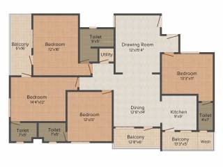 Priyadarshini Adhishthan (4BHK+4T (2,300 sq ft) 2300 sq ft)