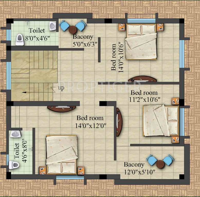 JB Residency (5BHK+4T (2,445 sq ft) 2445 sq ft)