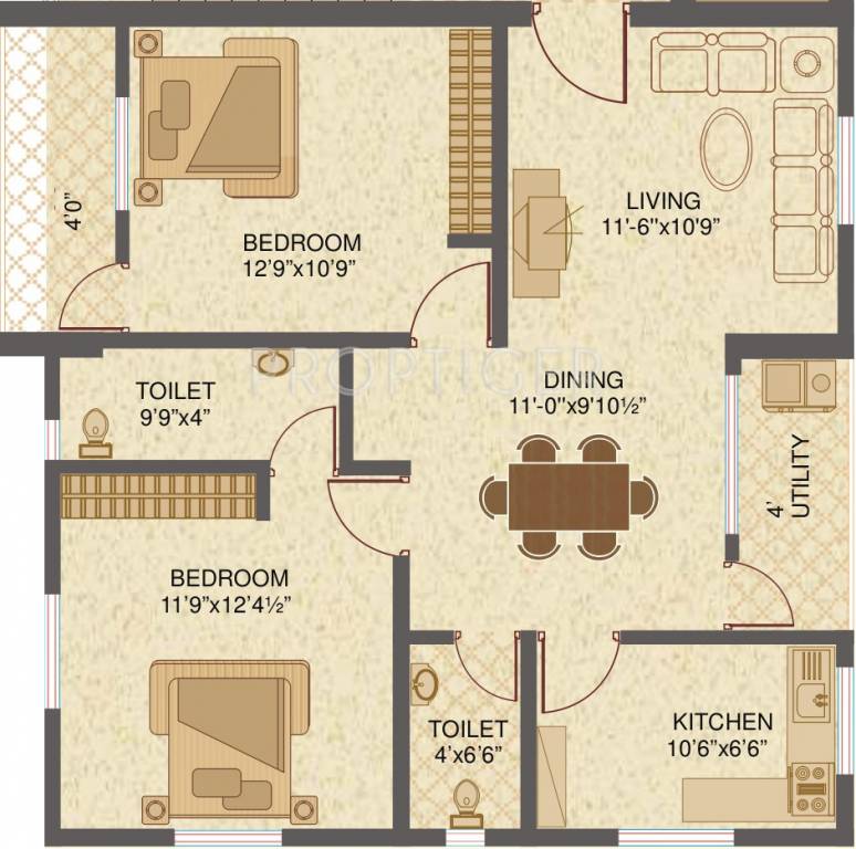 SVC Bello (2BHK+2T (1,075 sq ft) 1075 sq ft) SVC Bello (2BHK+2T (1,075 sq ft) 1075 sq ft)