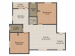 Tero Viswakarma (2BHK+2T (862 sq ft) 862 sq ft) Tero Viswakarma (2BHK+2T (862 sq ft) 862 sq ft)