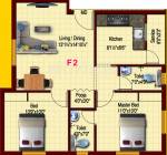 Tero Viswakarma (2BHK+2T (820 sq ft) 820 sq ft) Tero Viswakarma (2BHK+2T (820 sq ft) 820 sq ft)