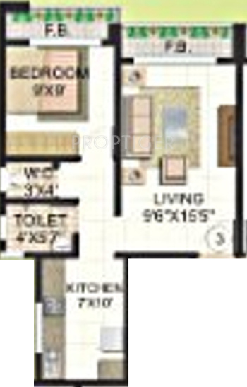 Anchor Park (1BHK+1T (500 sq ft) 500 sq ft) Anchor Park (1BHK+1T (500 sq ft) 500 sq ft)