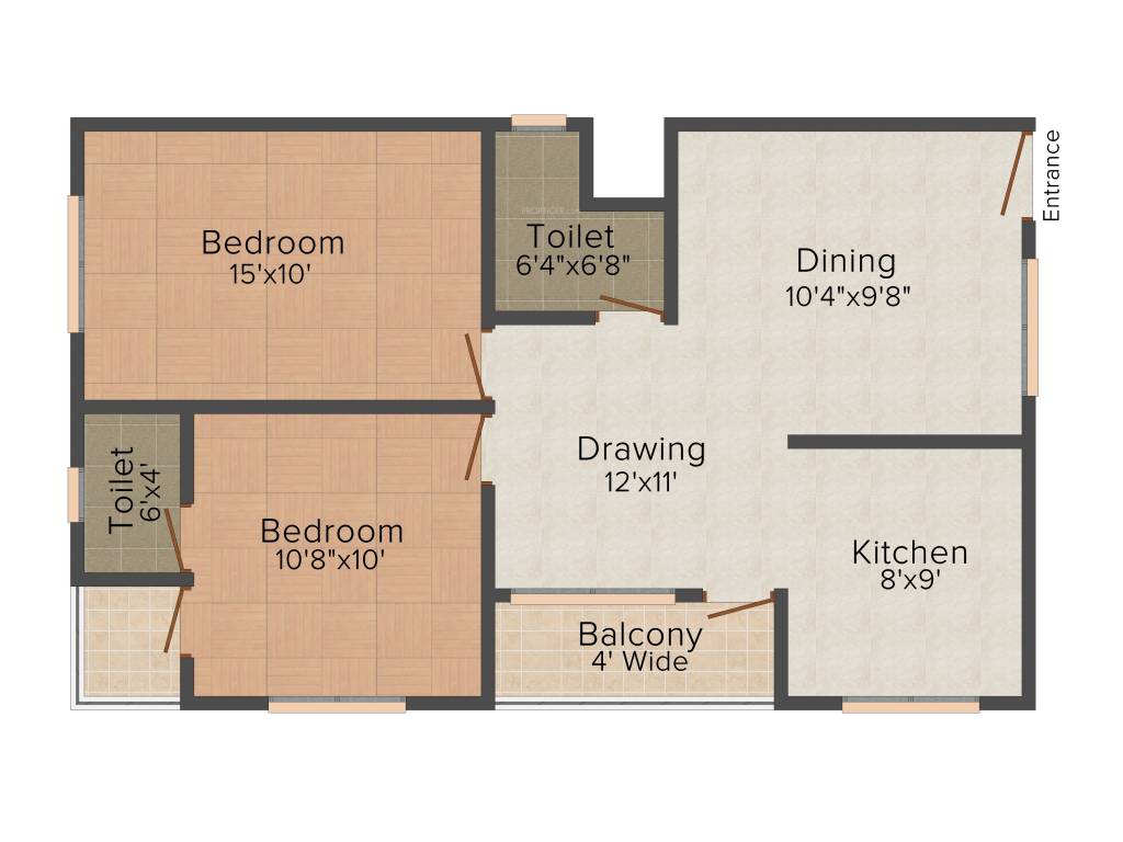 Suyash Utsav Aangan (2BHK+2T (1,190 sq ft) 1190 sq ft)