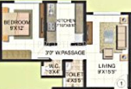 Anchor Park (1BHK+1T (550 sq ft) 550 sq ft) Anchor Park (1BHK+1T (550 sq ft) 550 sq ft)