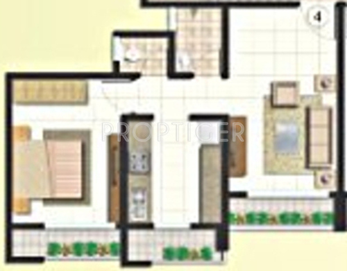 Anchor Park (1BHK+1T (605 sq ft) 605 sq ft) Anchor Park (1BHK+1T (605 sq ft) 605 sq ft)