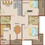 Manasa Subhindra (3BHK+3T (1,634 sq ft) 1634 sq ft) Manasa Subhindra (3BHK+3T (1,634 sq ft) 1634 sq ft)