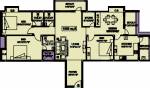 Floor Plan (3BHK+3T (1,885 sq ft) 1885 sq ft) Vignesh Flats Anishka Floor Plan (3BHK+3T (1,885 sq ft) 1885 sq ft)
