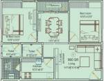 Vaishno Vihar (2BHK+2T (960 sq ft) 960 sq ft)