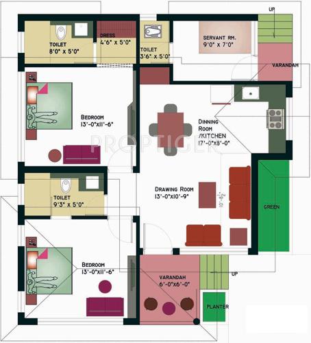 Shikhar Shikar Heights (2BHK+2T (972 sq ft) 972 sq ft)