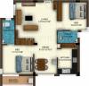 Rohini Nakshatra (2BHK+2T (1,006 sq ft) 1006 sq ft)