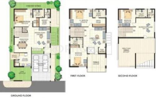 Floor Plan (4BHK+4T (2,600 sq ft) 2600 sq ft) Lorven Altius Villas Floor Plan (4BHK+4T (2,600 sq ft) 2600 sq ft)