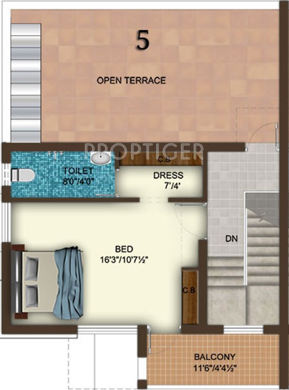 Rohini Raagam (2BHK+2T (1,141 sq ft) 1141 sq ft)