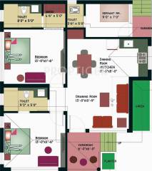 Shikhar Properties and Constructions Pvt Ltd Shikar Heights Villa (2BHK+2T (1,001 sq ft) + Servant Room 1001 sq ft)