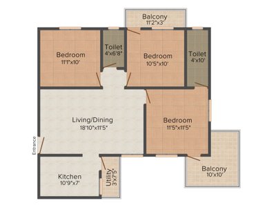 Bharath Citi Square (3BHK+2T (1,150 sq ft) 1150 sq ft) Bharath Citi Square (3BHK+2T (1,150 sq ft) 1150 sq ft)