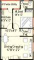 Floor Plan (1BHK+1T (740 sq ft) 740 sq ft) Ajantha Hightech Vyshnavi Enclave Floor Plan (1BHK+1T (740 sq ft) 740 sq ft)