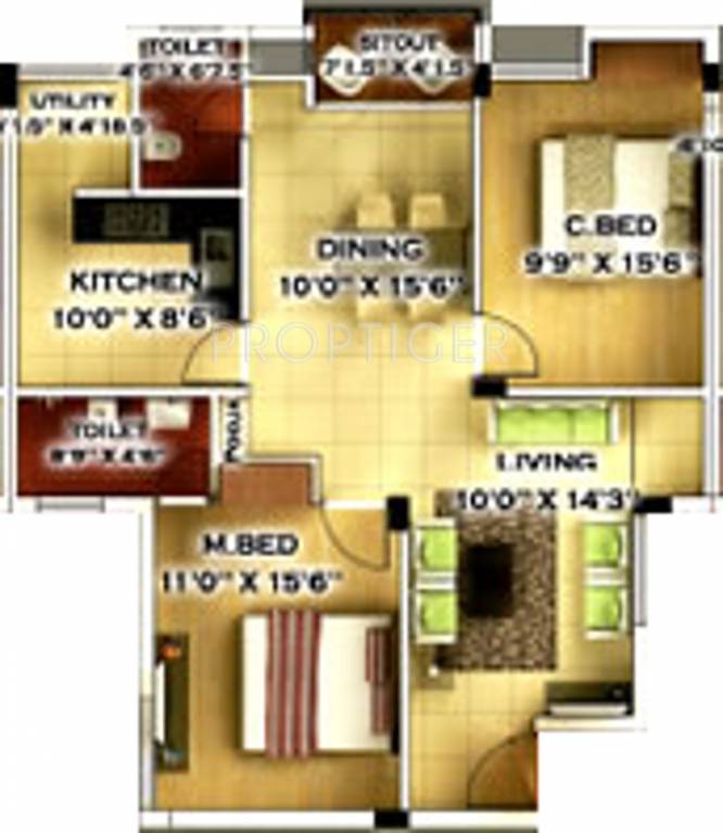 Royal Skyline (2BHK+2T (1,121 sq ft) 1121 sq ft) Royal Skyline (2BHK+2T (1,121 sq ft) 1121 sq ft)
