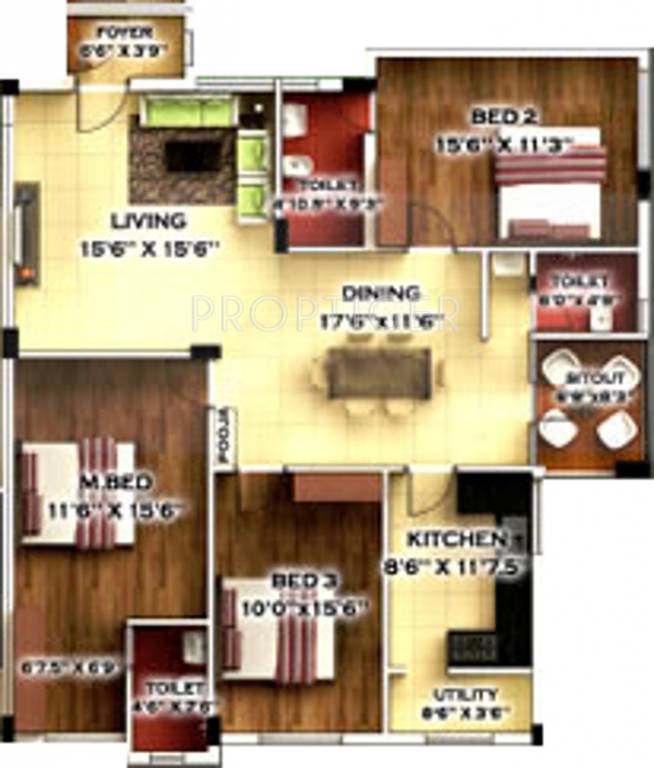 Royal Skyline (3BHK+3T (1,739 sq ft) 1739 sq ft) Royal Skyline (3BHK+3T (1,739 sq ft) 1739 sq ft)