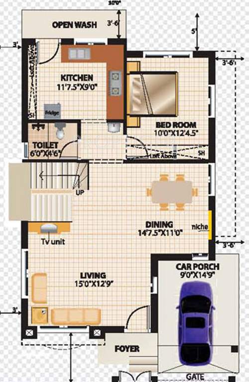Engineers Pearl Residency Phase 3 (3BHK+3T (1,730 sq ft) 1730 sq ft)