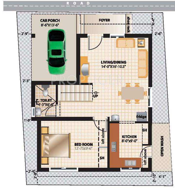 Engineers Pearl Residency Phase 3 (3BHK+3T (1,802 sq ft) 1802 sq ft)