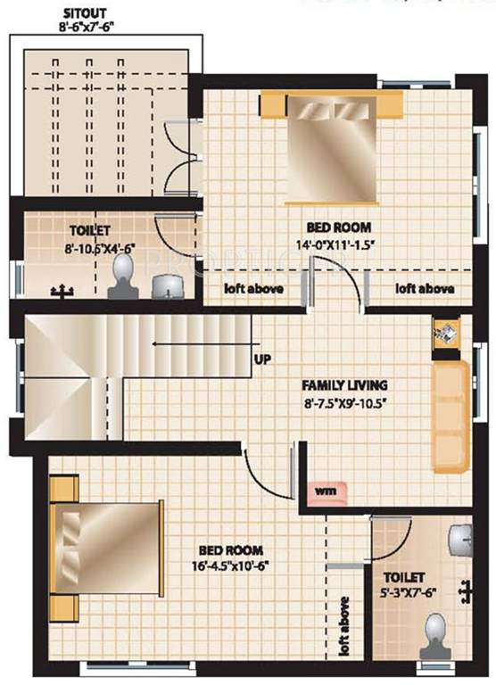 Engineers Pearl Residency Phase 3 (3BHK+3T (1,802 sq ft) 1802 sq ft)