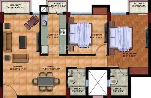 Jeet Home Mandakini Tower (2BHK+2T (1,230 sq ft) 1230 sq ft) Jeet Home Mandakini Tower (2BHK+2T (1,230 sq ft) 1230 sq ft)