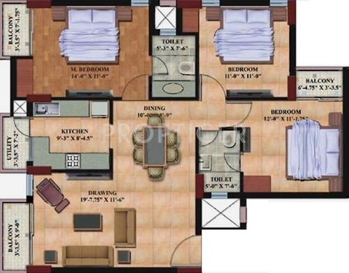 Jeet Home Mandakini Tower (3BHK+2T (1,380 sq ft) 1380 sq ft) Jeet Home Mandakini Tower (3BHK+2T (1,380 sq ft) 1380 sq ft)