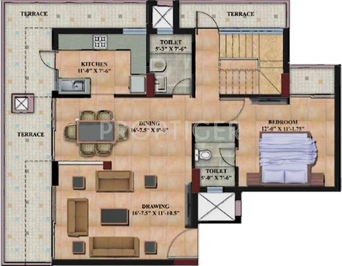 Jeet Home Mandakini Tower (4BHK+5T (2,315 sq ft) 2315 sq ft)