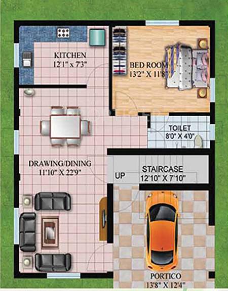 Anupama Ashok Vatika (4BHK+3T (1,965 sq ft) 1965 sq ft)