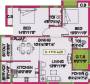 Vignesh Flats Apsaraa Floor Plan (2BHK+2T (1,115 sq ft) 1115 sq ft)