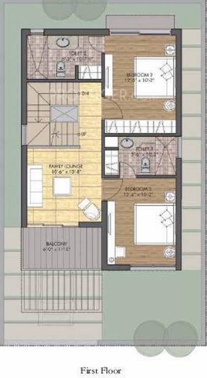 Unitech Palace Court (4BHK+5T (1,978 sq ft) 1978 sq ft)