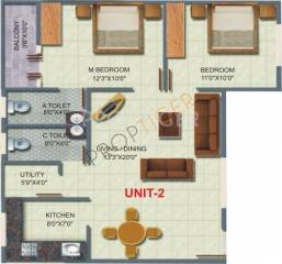 Nishitas Honey Dew (2BHK+2T (900 sq ft) 900 sq ft) Nishitas Honey Dew (2BHK+2T (900 sq ft) 900 sq ft)
