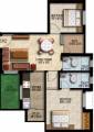 Sebco Property Green Woods Apartment Floor Plan (2BHK+2T (750 sq ft) 750 sq ft)