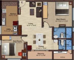 Baashyaam Pinnacle Crest (2BHK+2T (1,109 sq ft) 1109 sq ft) Baashyaam Pinnacle Crest (2BHK+2T (1,109 sq ft) 1109 sq ft)