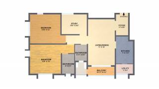 Baashyaam Pinnacle Crest (2BHK+2T (1,336 sq ft) + Study Room 1336 sq ft) Baashyaam Pinnacle Crest (2BHK+2T (1,336 sq ft) + Study Room 1336 sq ft)