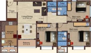 Baashyaam Pinnacle Crest (3BHK+3T (1,565 sq ft) 1565 sq ft) Baashyaam Pinnacle Crest (3BHK+3T (1,565 sq ft) 1565 sq ft)