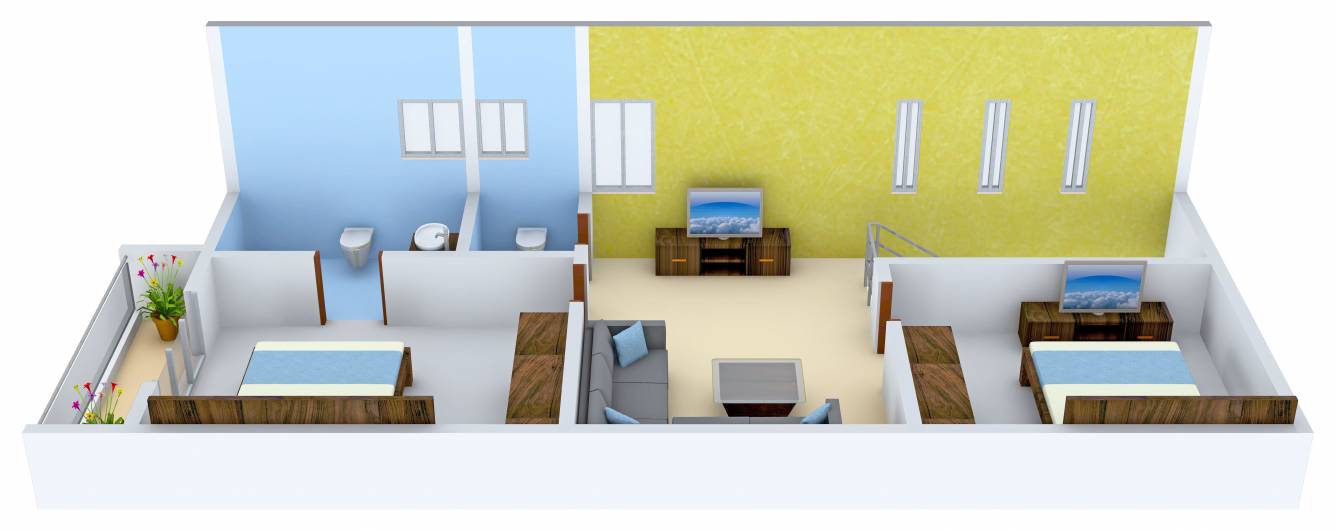 CoEvolve Aura (3BHK+3T (1,738 sq ft) 1738 sq ft)