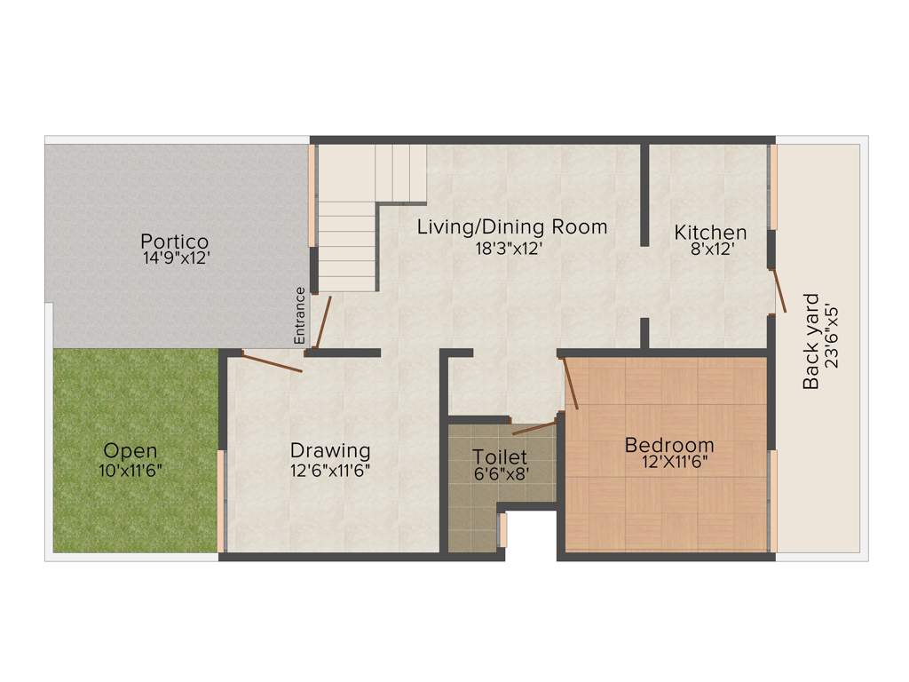 Lake Lake Pearl Spring (4BHK+4T (1,700 sq ft) 1700 sq ft)