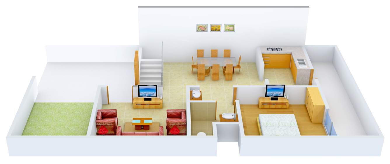 Lake Lake Pearl Spring (4BHK+4T (1,700 sq ft) 1700 sq ft)