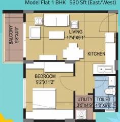 Sipani Bliss II (1BHK+1T (530 sq ft) 530 sq ft) Sipani Bliss II (1BHK+1T (530 sq ft) 530 sq ft)