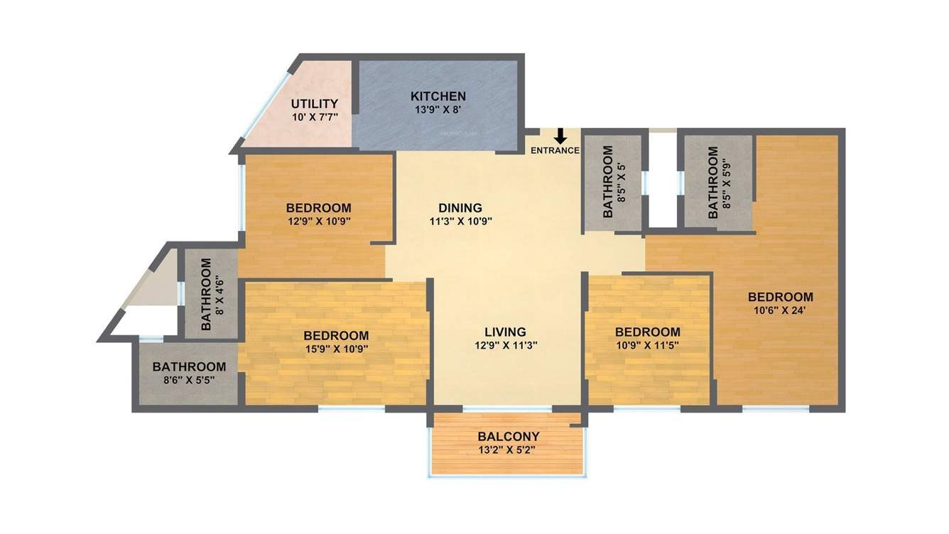 Sumadhura Lake Breeze (4BHK+4T (2,035 sq ft) 2035 sq ft)