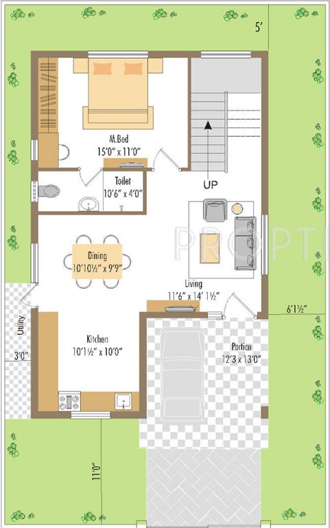 Pruthvi Adithya Dwaraka Villas (3BHK+3T (1,844 sq ft) 1844 sq ft)
