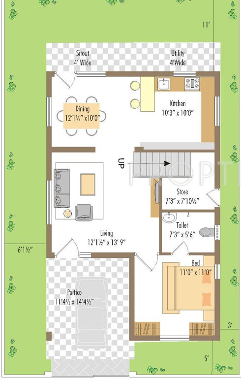 Pruthvi Adithya Dwaraka Villas (3BHK+3T (1,840 sq ft) 1840 sq ft)