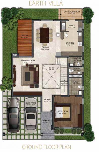  arcot-vaksana Floor Plan Ground Floor Plan