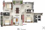 PBEL Daytona (3BHK+2T (1,518 sq ft) 1518 sq ft) PBEL Daytona (3BHK+2T (1,518 sq ft) 1518 sq ft)