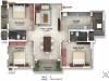 PBEL Daytona (3BHK+2T (1,505 sq ft) 1505 sq ft)
