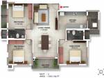 PBEL Daytona (3BHK+2T (1,505 sq ft) 1505 sq ft) PBEL Daytona (3BHK+2T (1,505 sq ft) 1505 sq ft)