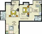 Afraz Residency Floor Plan (2BHK+2T (910 sq ft) 910 sq ft)